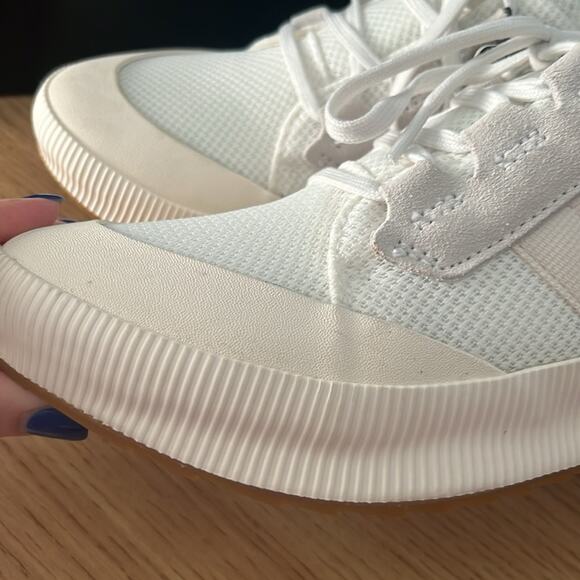 Sorel White and Cream Women's Sneakers - Picture 7 of 15